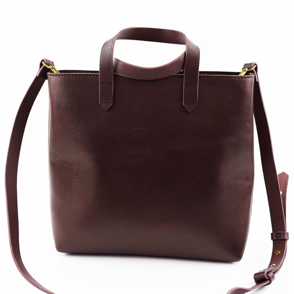 NWT MADEWELL The Zip-Top Transport Crossbody in Dark Burgundy - Picture 5 of 8